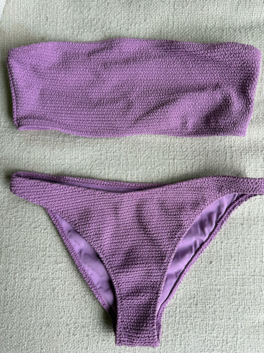 PacSun Textured Bandeau Bikini
